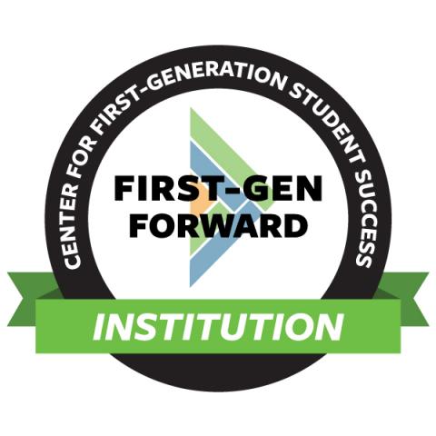 첥 is a First-Gen Forward institution designated by The Center for First-generation Student Success